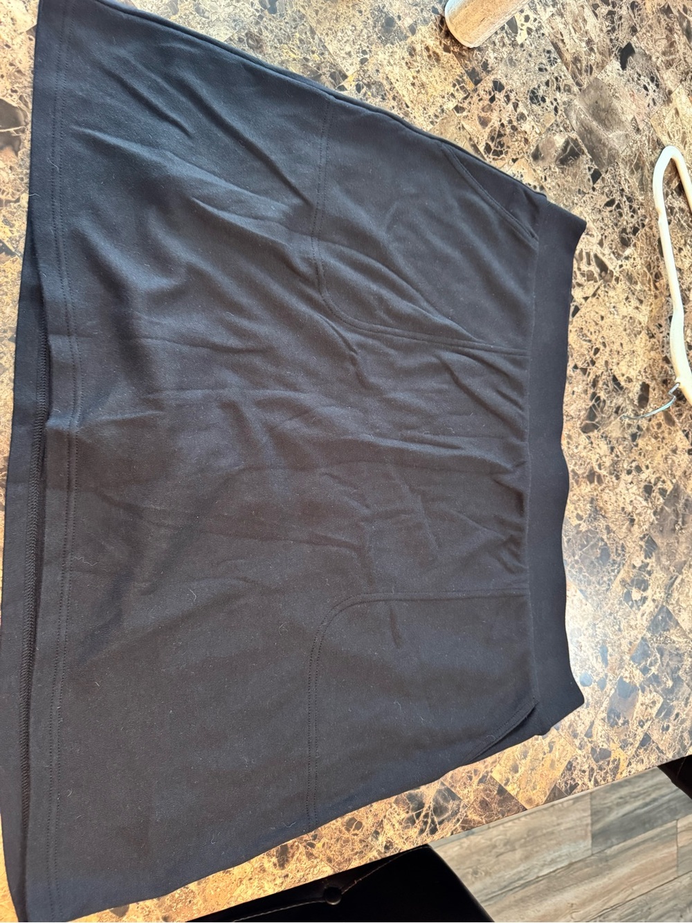Croft & Barrow Black Knit Skort/skirt